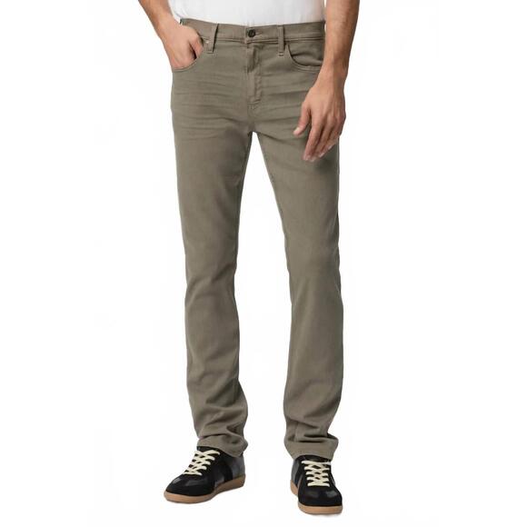 NEW PAIGE federal slim straight jean in vintage weathered mushroom
